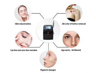 Fast Effective : Picosecond laser machine make tattoo & pigment removal treatment process from 5 to 10 times reduced to 2 to 4 times, greatly reduce the treatment and recovery time, with fast and obvious effective. 