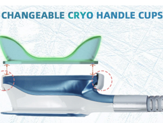 Easy to change cryo handle cups contours are securely fastened to the applicator quickly change contours for your next theatment