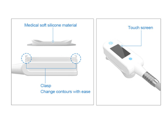 Medical soft silicone material; Clasp Change contours with ease