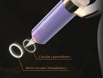 Circular operation optimization hand tool, innovative technology of micro transducer, endless operation of the ring, multiple probes with different depths of care, multi-mode combined nursing