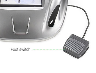 With foot switch, can make the handle operation more focused, accurate.